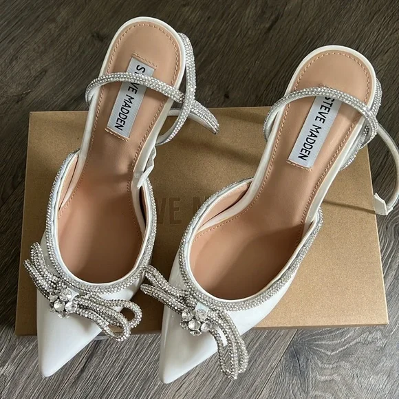 Steve Madden Viable Heel - Off White - Picture 13 of 16
